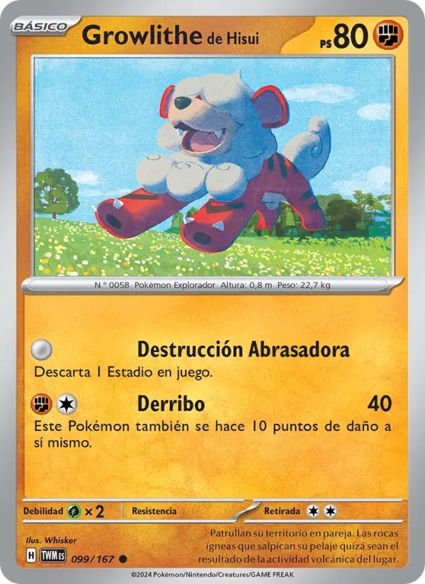 Growlithe de Hisui #099