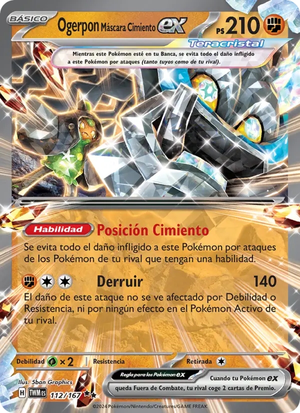 Ogerpon Máscara Cimiento ex #112