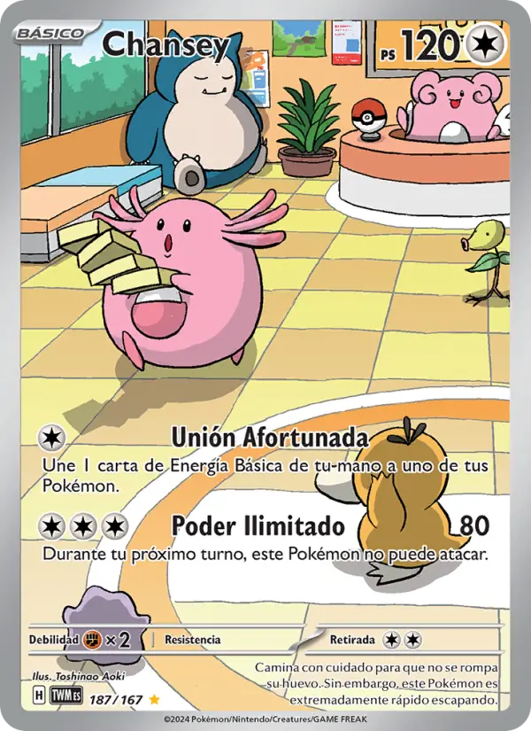 Chansey #187 — Mascarada Crepuscular