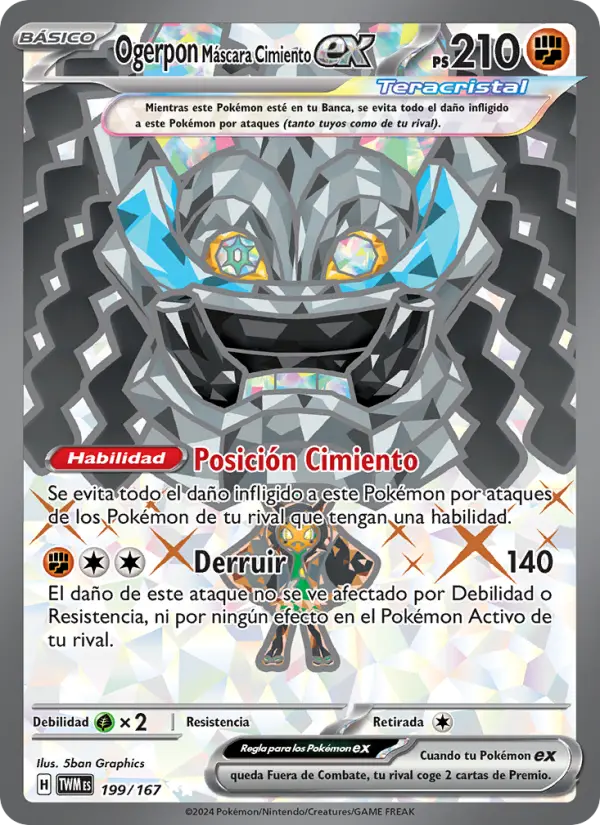 Ogerpon Máscara Cimiento ex #199