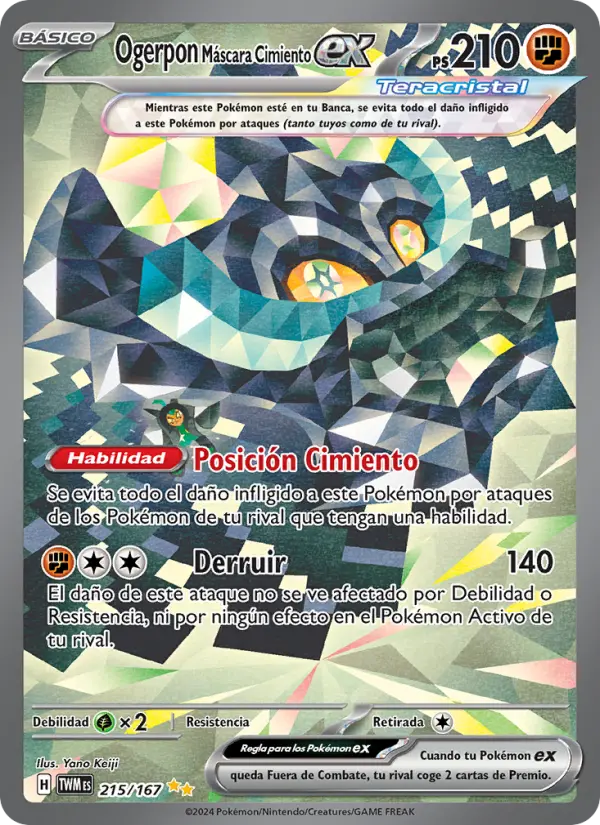 Ogerpon Máscara Cimiento ex #215