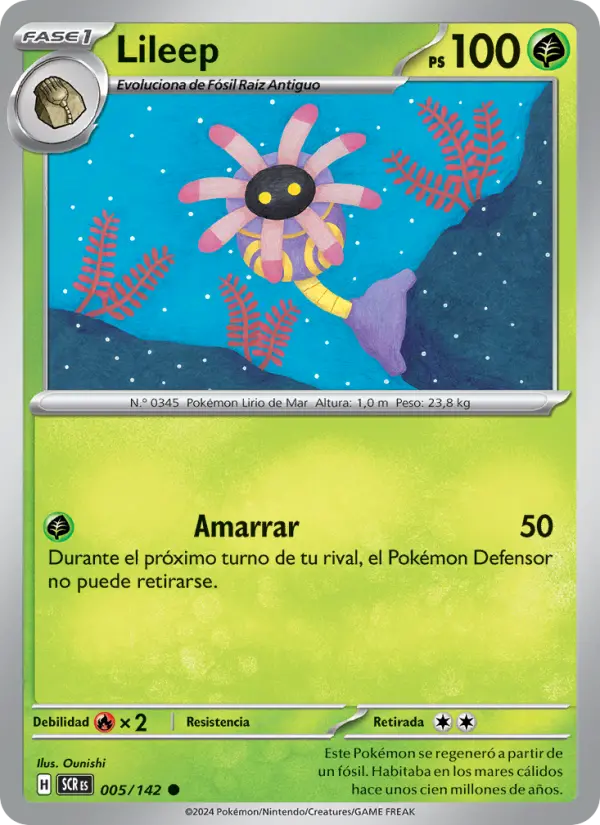 Lileep #005 — Corona Astral (Reverse Holo)