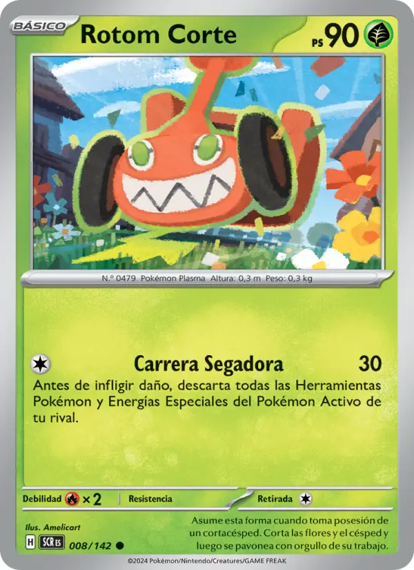 Rotom Corte #008 — Corona Astral (Reverse Holo)