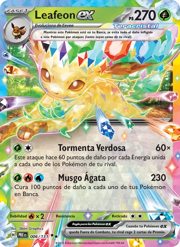 Leafeon ex #006