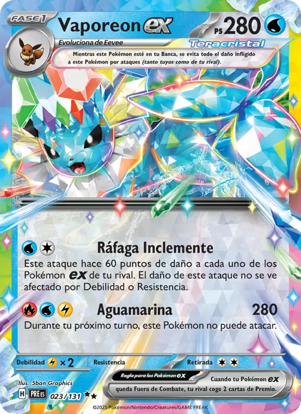 Vaporeon ex #023