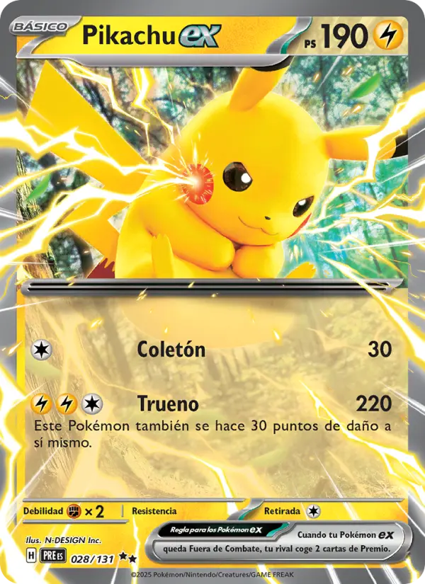 Pikachu ex #028