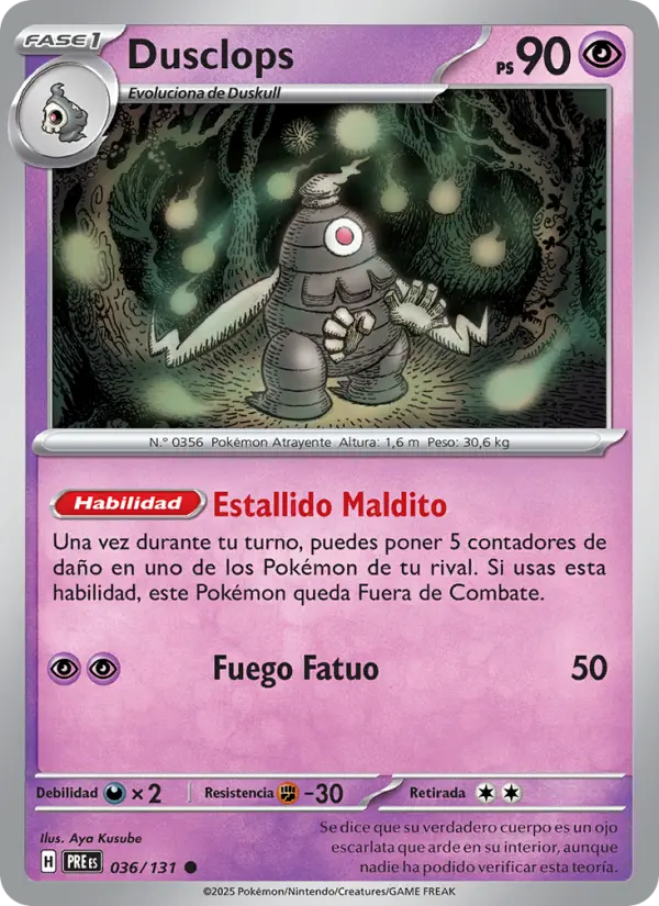 Dusclops #036