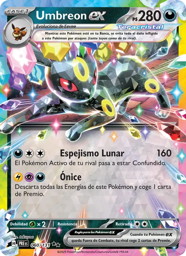 Umbreon ex #060 — Evoluciones Prismáticas