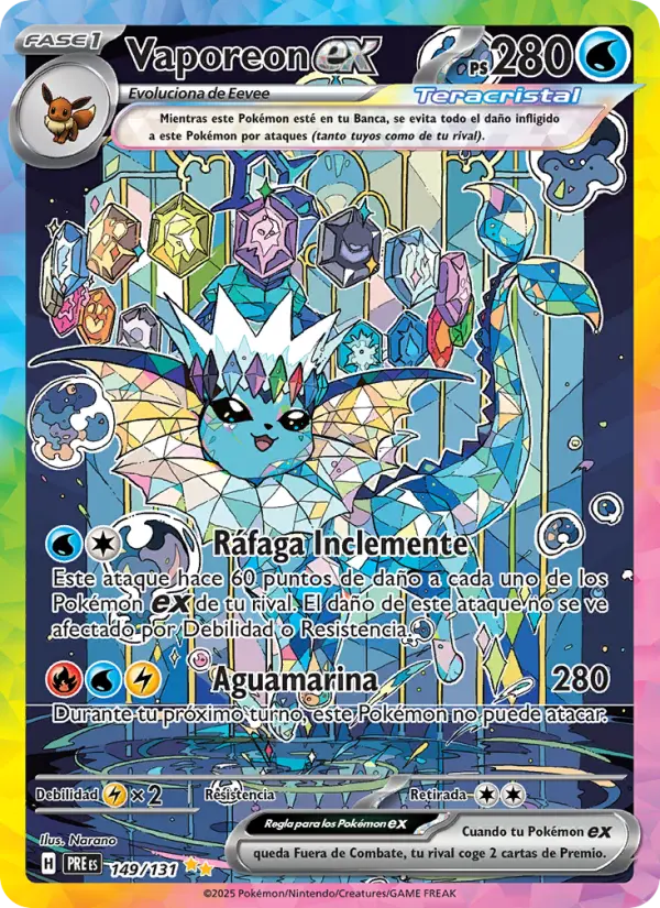 Vaporeon ex #149