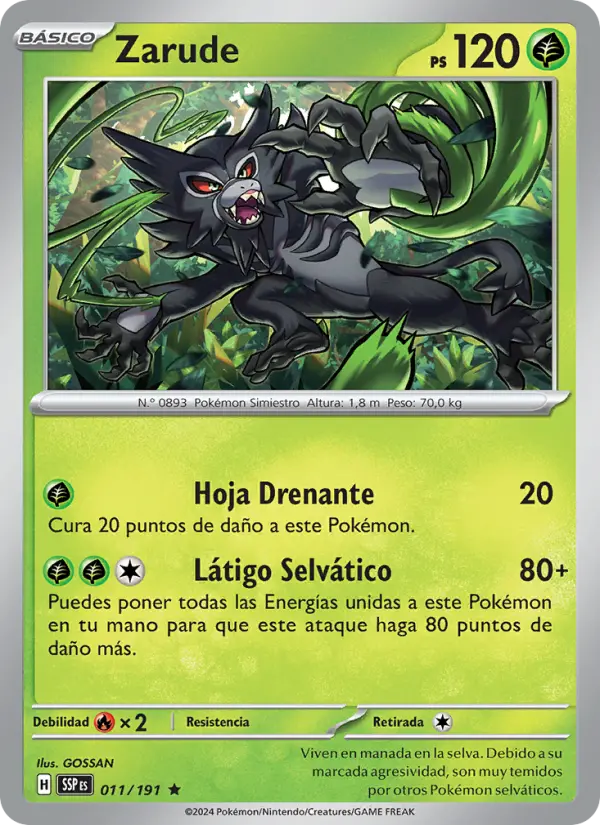 Zarude #011 — Chispas Fulgurantes