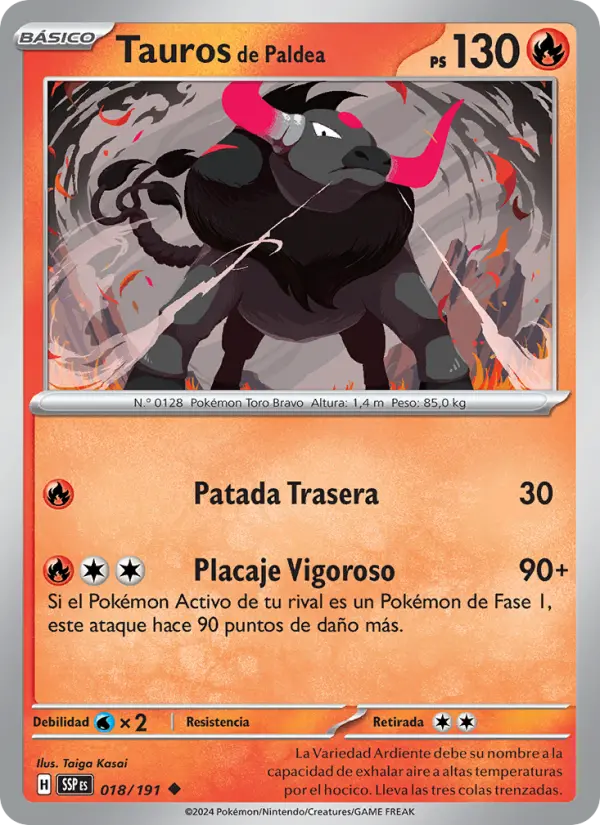 Tauros de Paldea #018