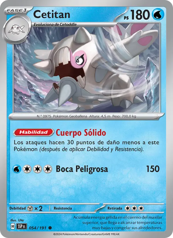 Cetitan #054 — Chispas Fulgurantes (Reverse Holo)