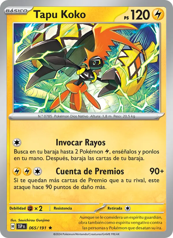 Tapu Koko #065 — Chispas Fulgurantes