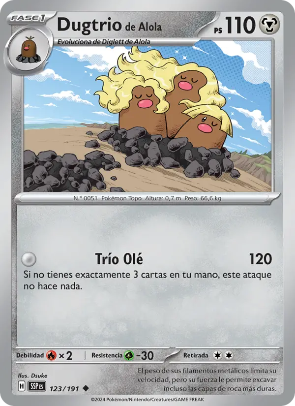 Dugtrio de Alola #123