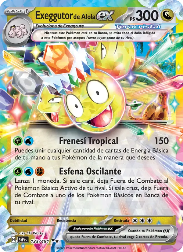 Exeggutor de Alola ex #133