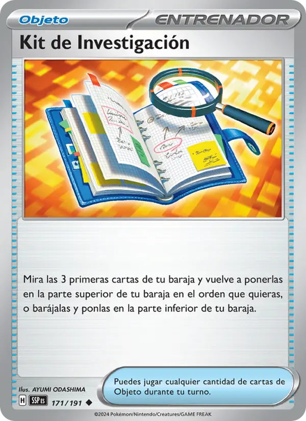 Kit de Investigación #171 — Chispas Fulgurantes (Reverse Holo)