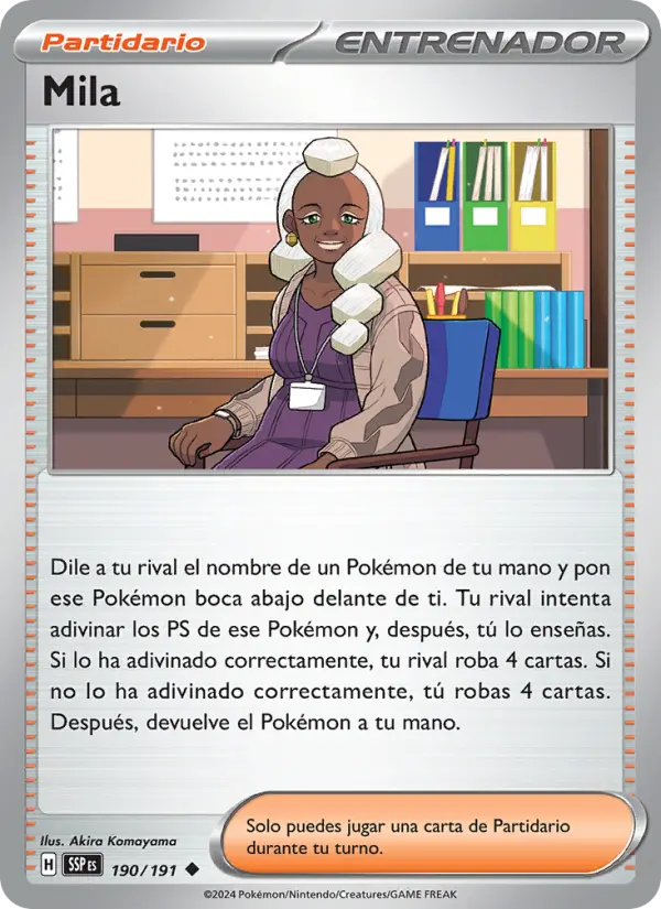 Mila #190 — Chispas Fulgurantes (Reverse Holo)