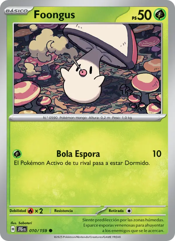 Foongus #010 — Juntos de Aventuras (Reverse Holo)