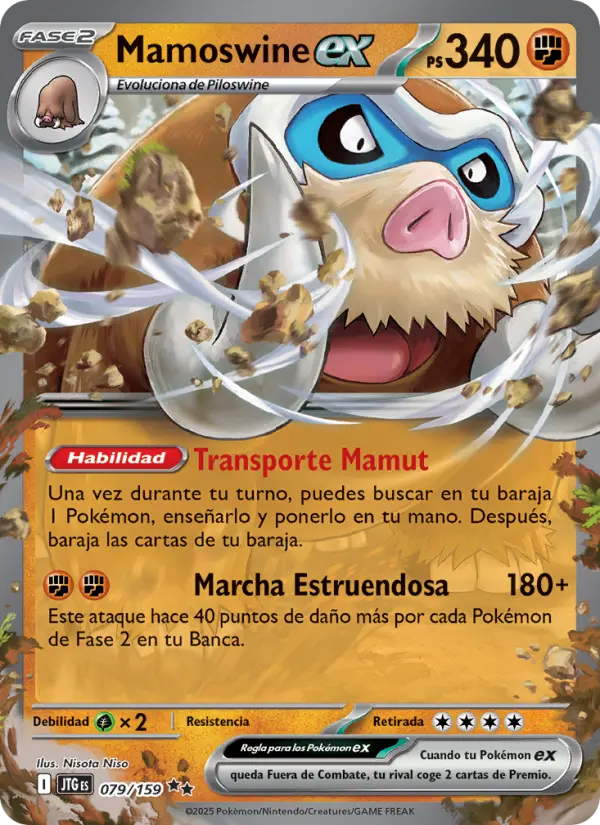 Mamoswine ex #079 — Juntos de Aventuras