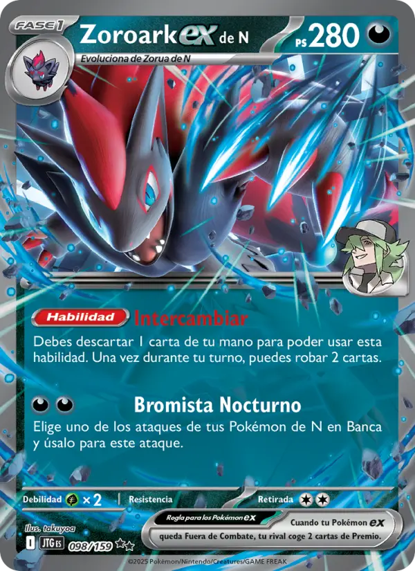 Zoroark ex de N #098