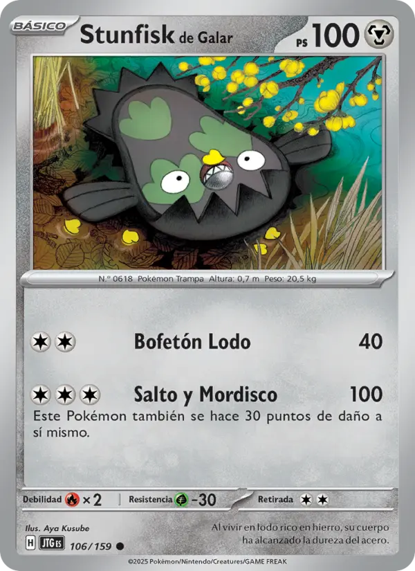Stunfisk de Galar #106