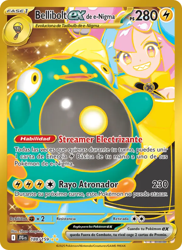 Bellibolt ex de e-Nigma #188