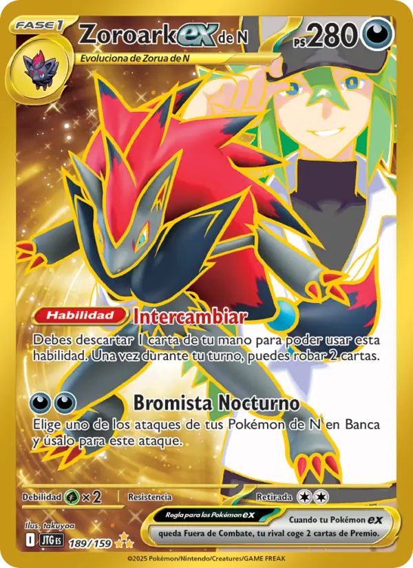 Zoroark ex de N #189