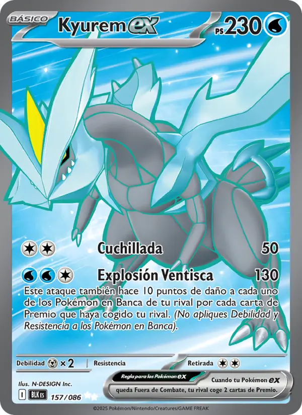 Kyurem EX #157