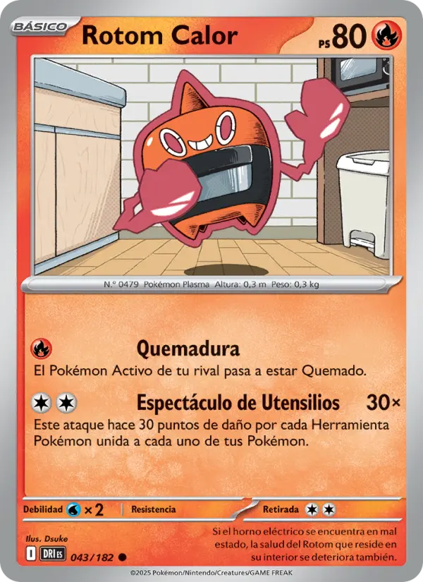 Rotom Calor #043