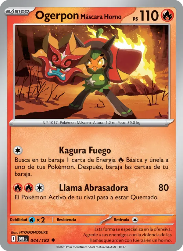 Ogerpon Máscara Horno #044