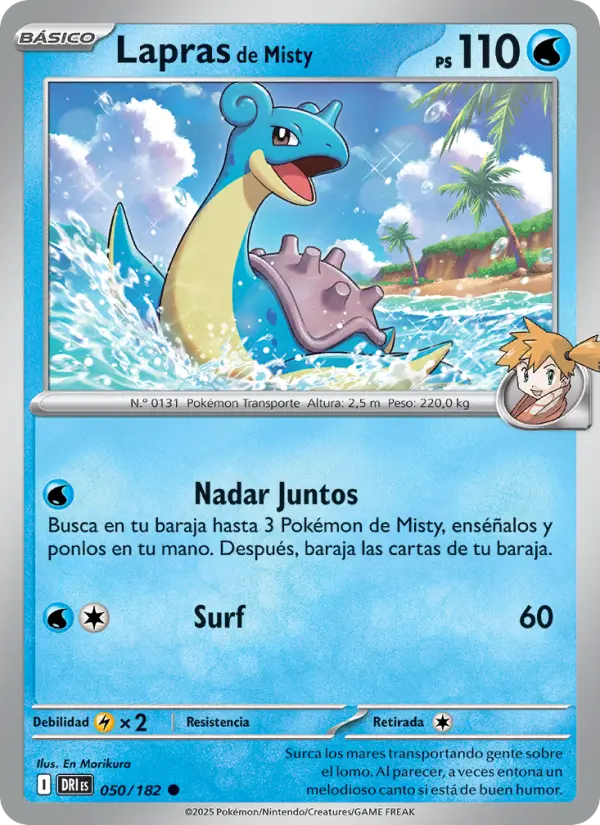 Lapras de Misty #050