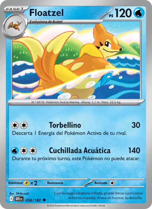Floatzel #058