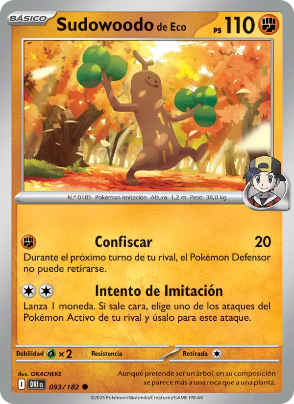 Sudowoodo de Eco #093 — Rivales Predestinados
