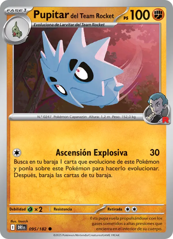 Pupitar del Team Rocket #095 — Rivales Predestinados