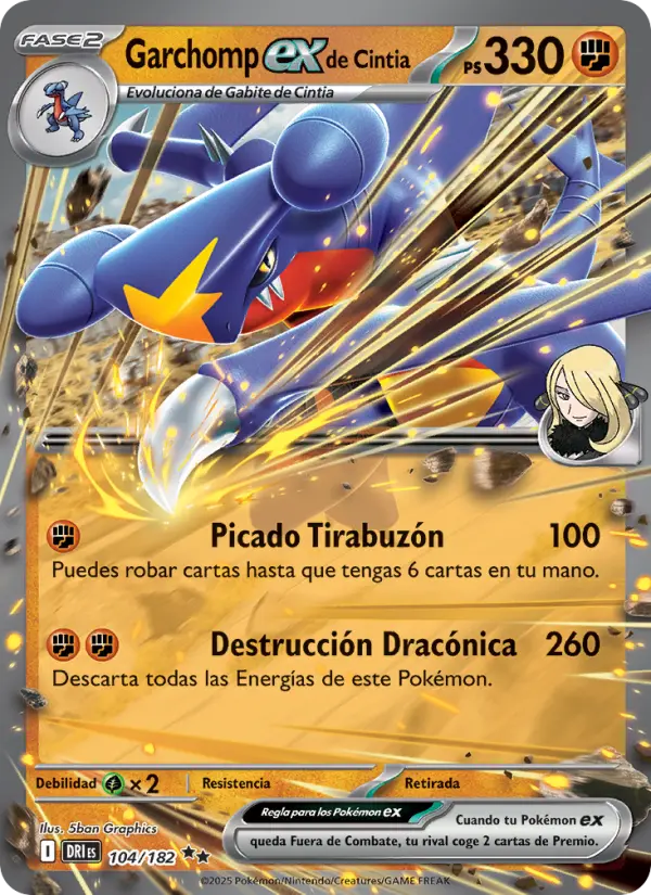 Garchomp ex de Cintia #104