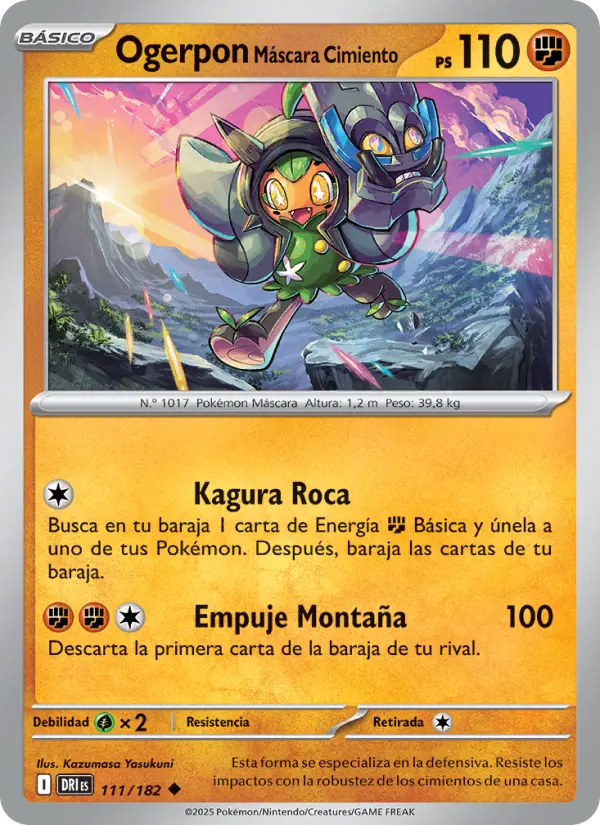 Ogerpon Máscara Cimiento #111