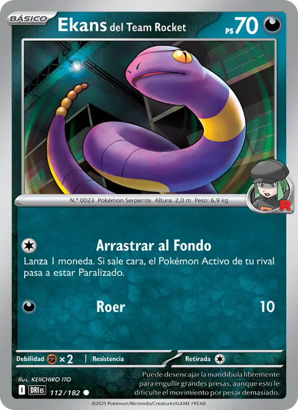 Ekans del Team Rocket #112 — Rivales Predestinados