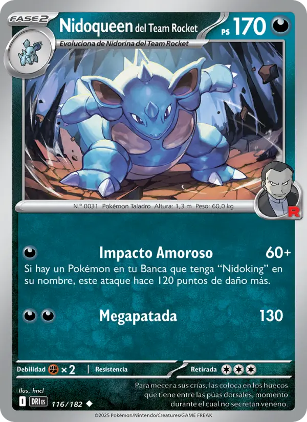 Nidoqueen del Team Rocket #116 — Rivales Predestinados