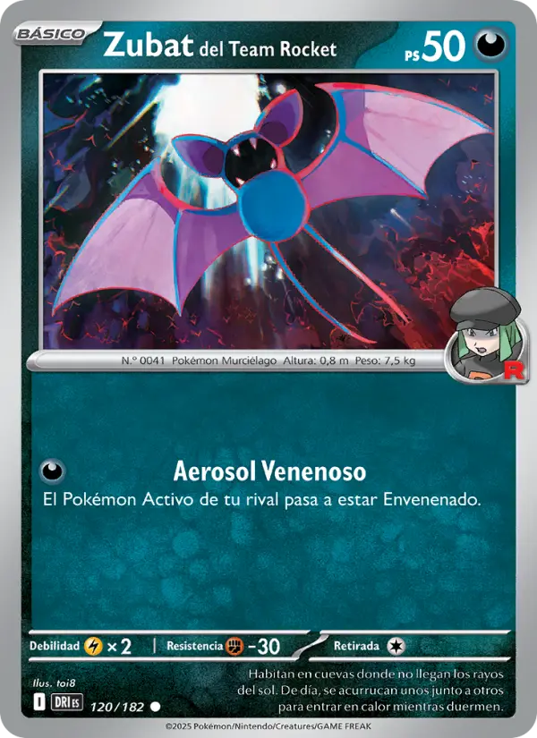 Zubat del Team Rocket #120 — Rivales Predestinados