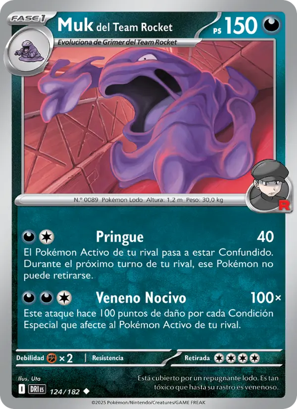 Muk del Team Rocket #124 — Rivales Predestinados