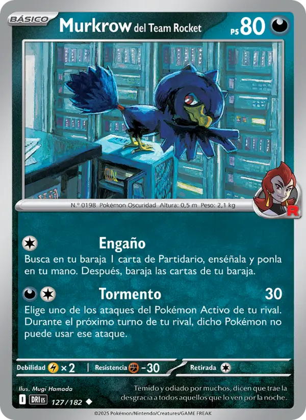 Murkrow del Team Rocket #127