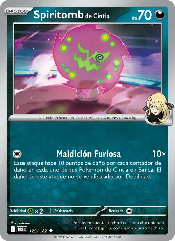 Spiritomb de Cintia #129