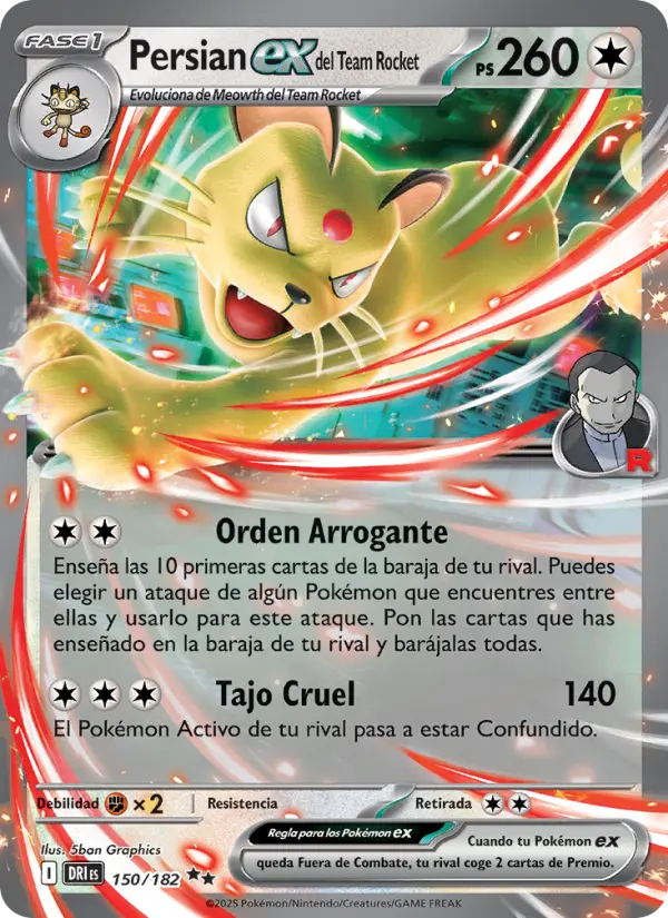 Persian ex del Team Rocket #150