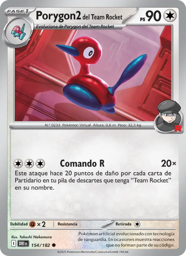Porygon2 del Team Rocket #154 — Rivales Predestinados