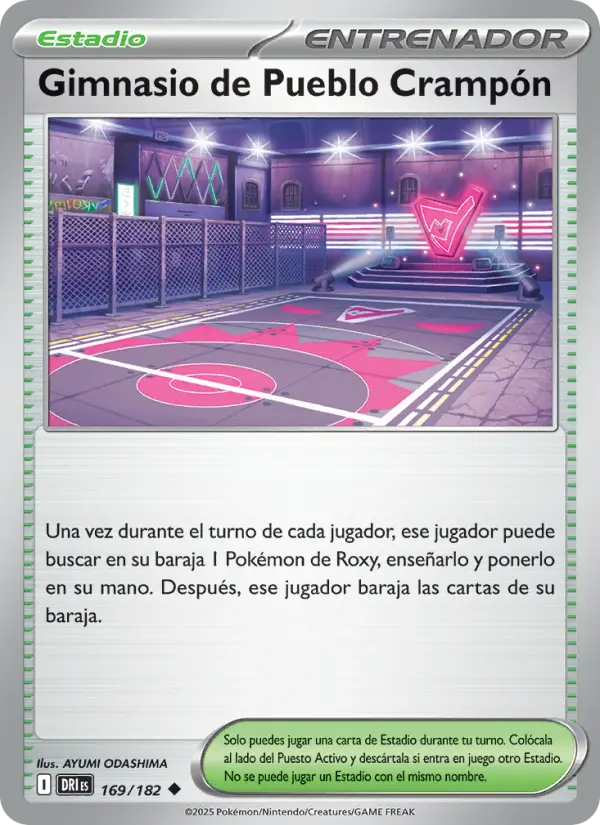 Gimnasio de Pueblo Crampón #169 — Rivales Predestinados (Reverse Holo)