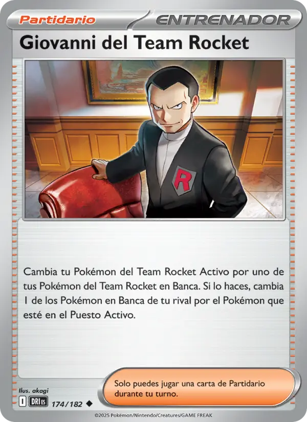Team Rocket's Giovanni #174