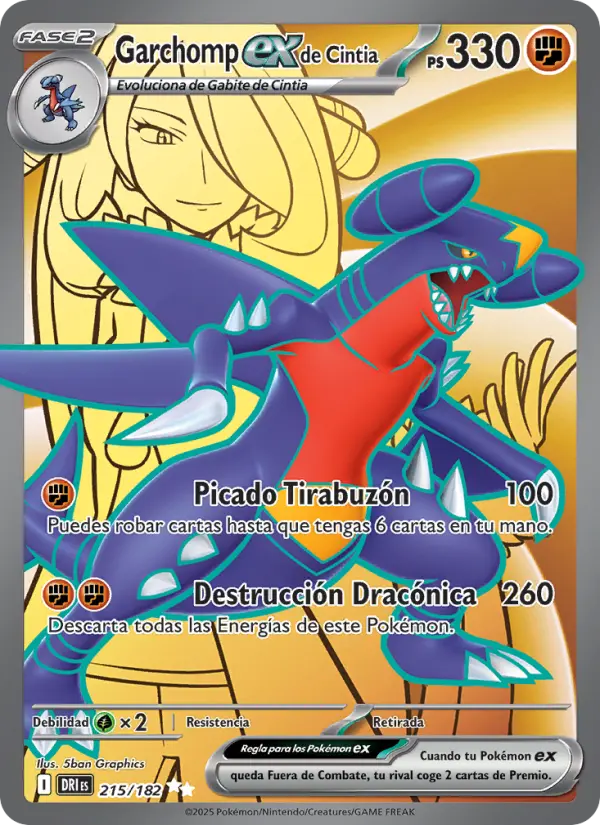 Garchomp ex de Cintia #215