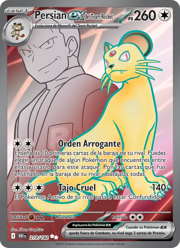 Persian ex del Team Rocket #219