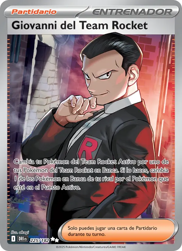 Team Rocket's Giovanni #225