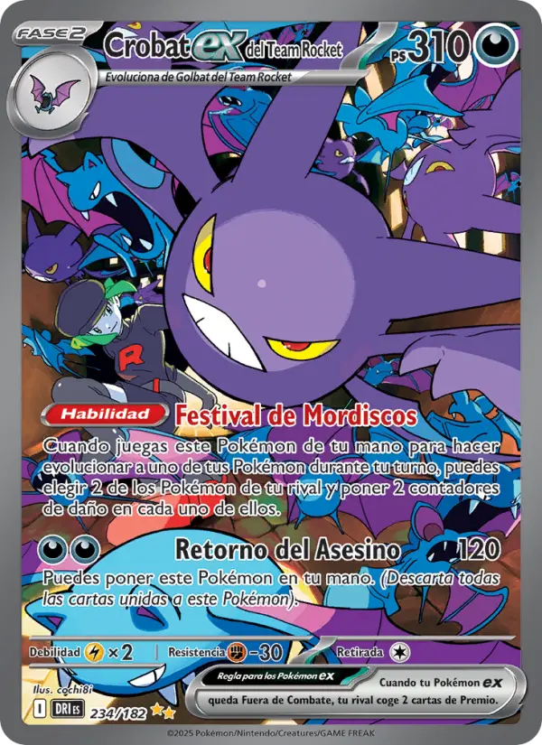 Crobat ex del Team Rocket #234